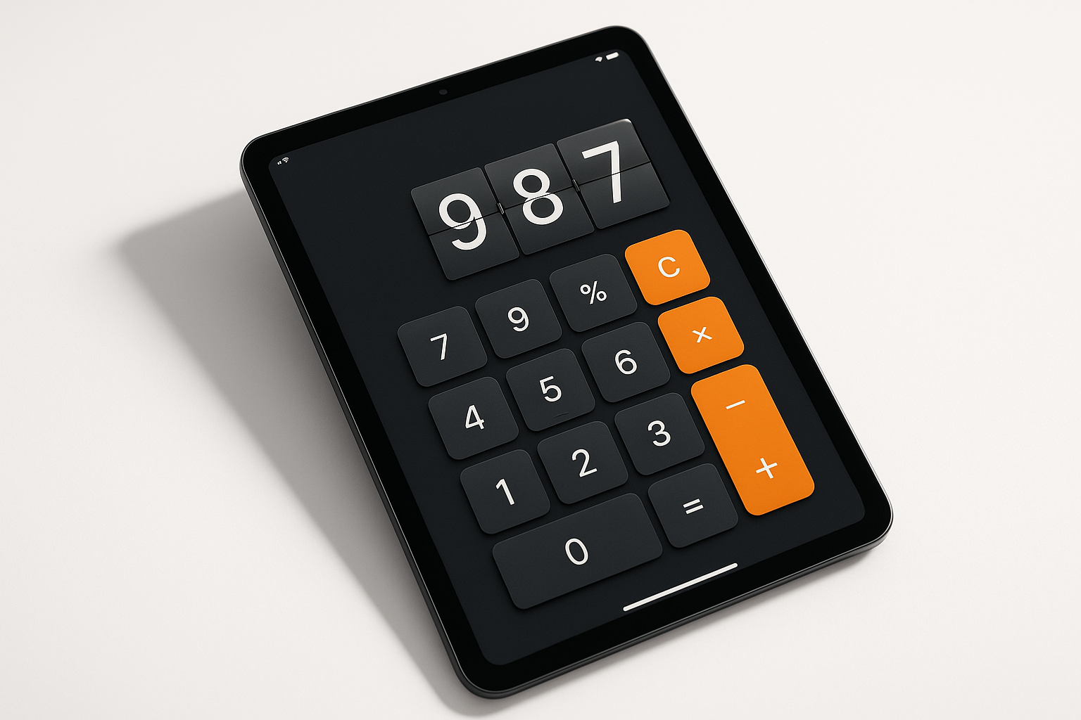 ipad flipping calculator product image